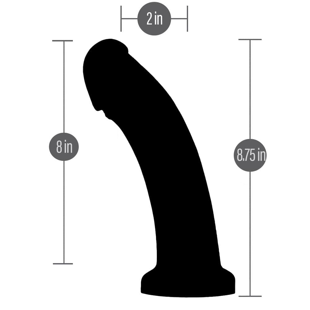 8" Series Silicone Rechargeable Vibrating Dildo - Pearlescent - RodeoH