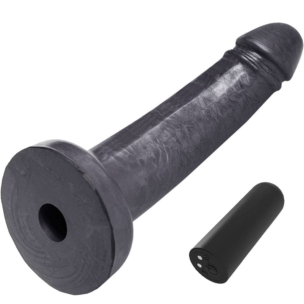 8" Series Silicone Rechargeable Vibrating Dildo - Pearlescent - RodeoH