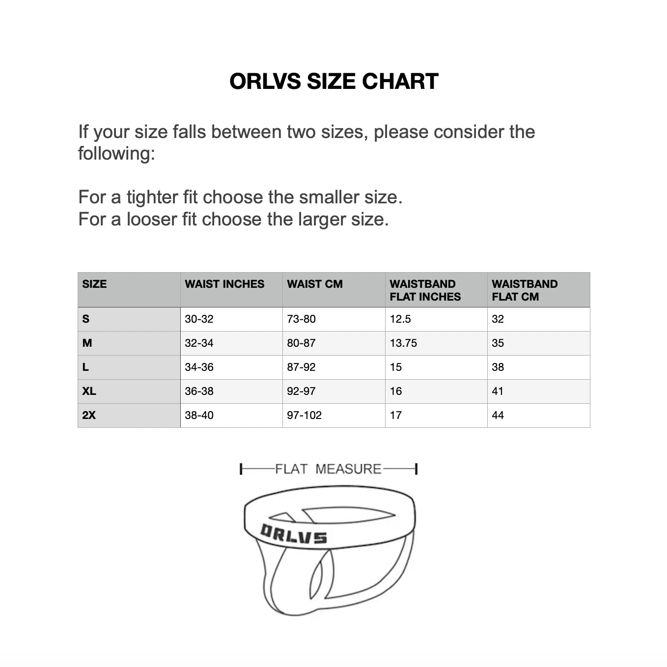 ORLVS Jock Packing Underwear - 2 Pack - Black and White Multipack