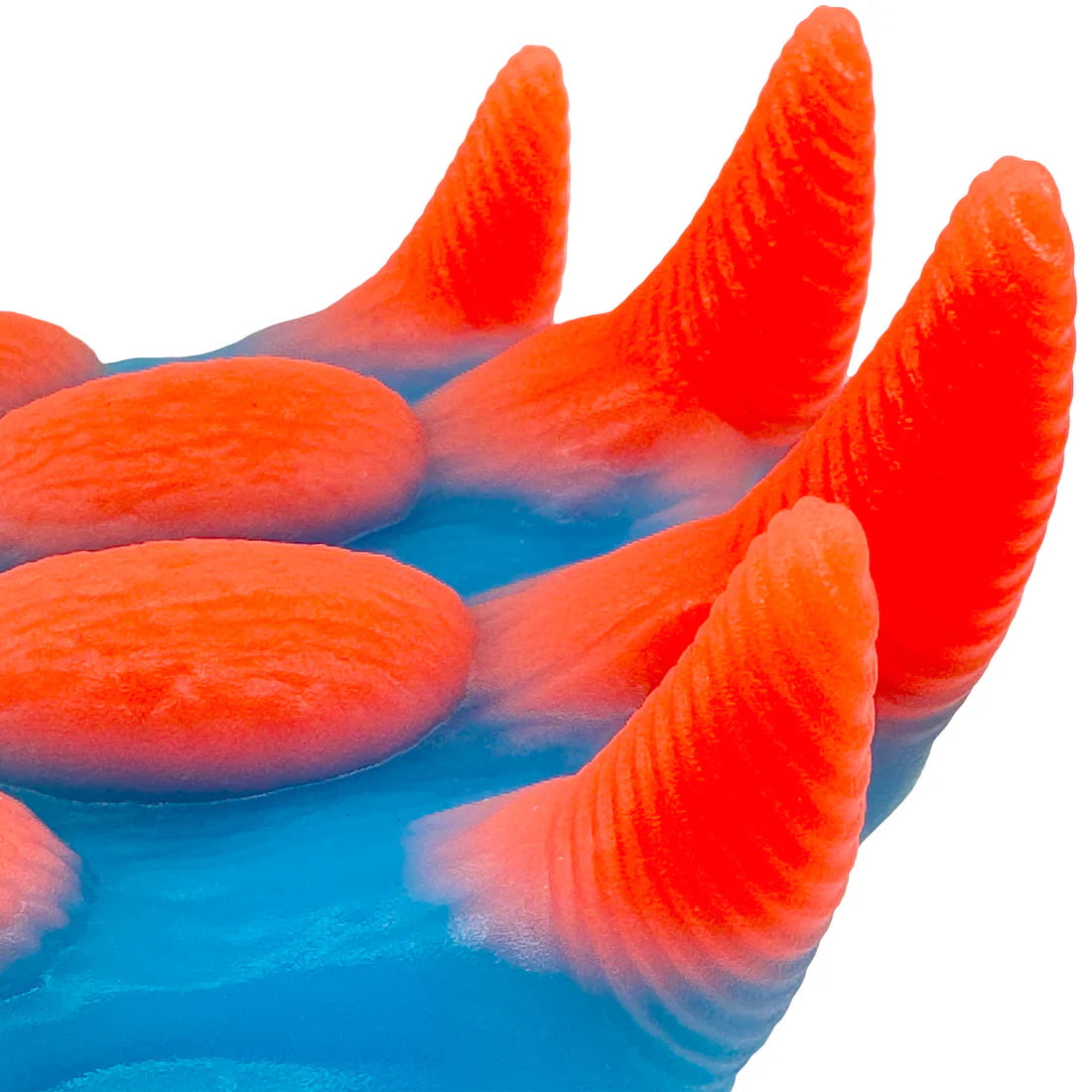 Pantera Vibrating Silicone Grinder with Remote - Blue/Orange