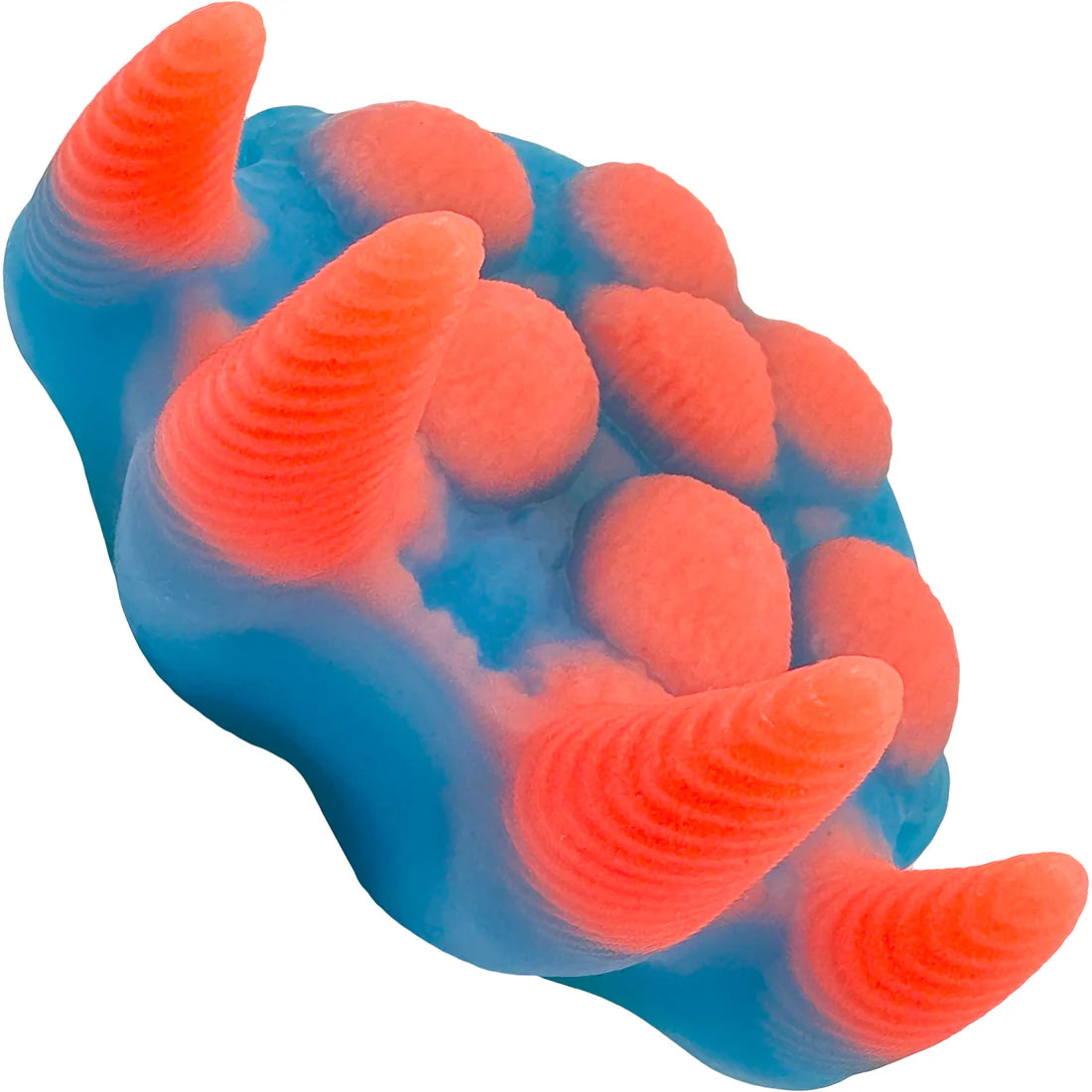 Pantera Vibrating Silicone Grinder with Remote - Blue/Orange