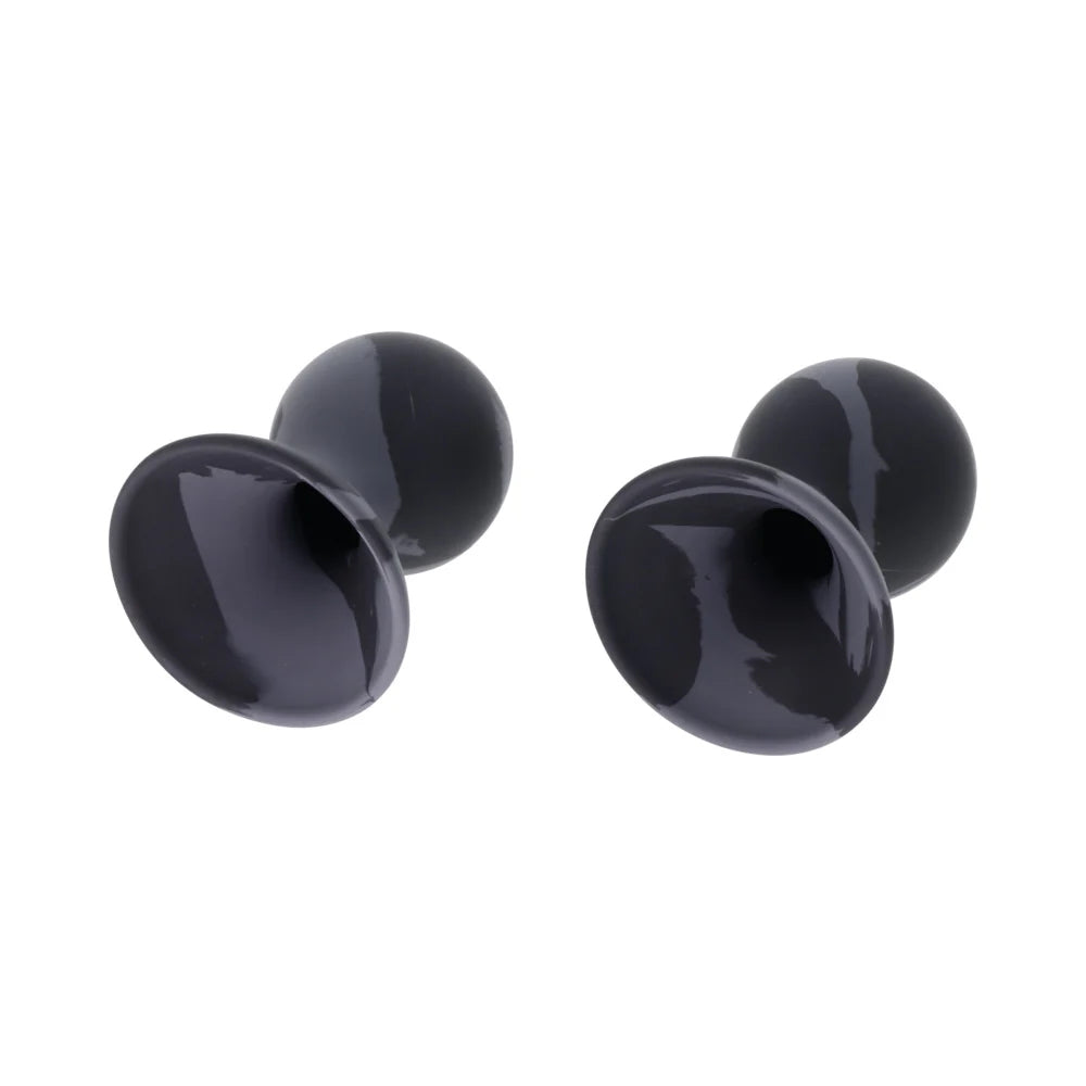 Velvet Noir Silicone Nipple Suckers Black Marble