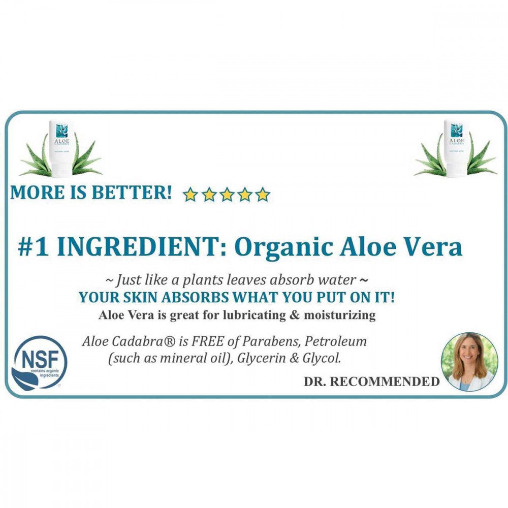 aloe cadabra natural aloe personal moisturizer lubricant