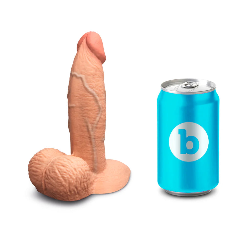 6" Slipskin Realistic Sliding Skin Silicone Dildo - Girthy - Beige6" Slipskin Realistic Sliding Skin Silicone Dildo - Girthy - Beige