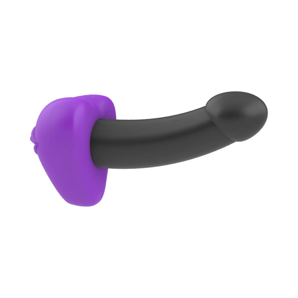 Bananapants Purple silicone lips and tongue soft dildo grinder cushion