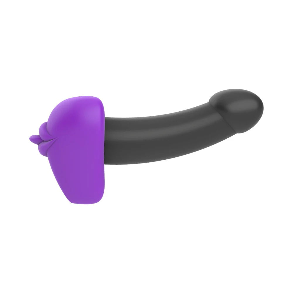 Bananapants Purple silicone lips and tongue soft dildo grinder cushion