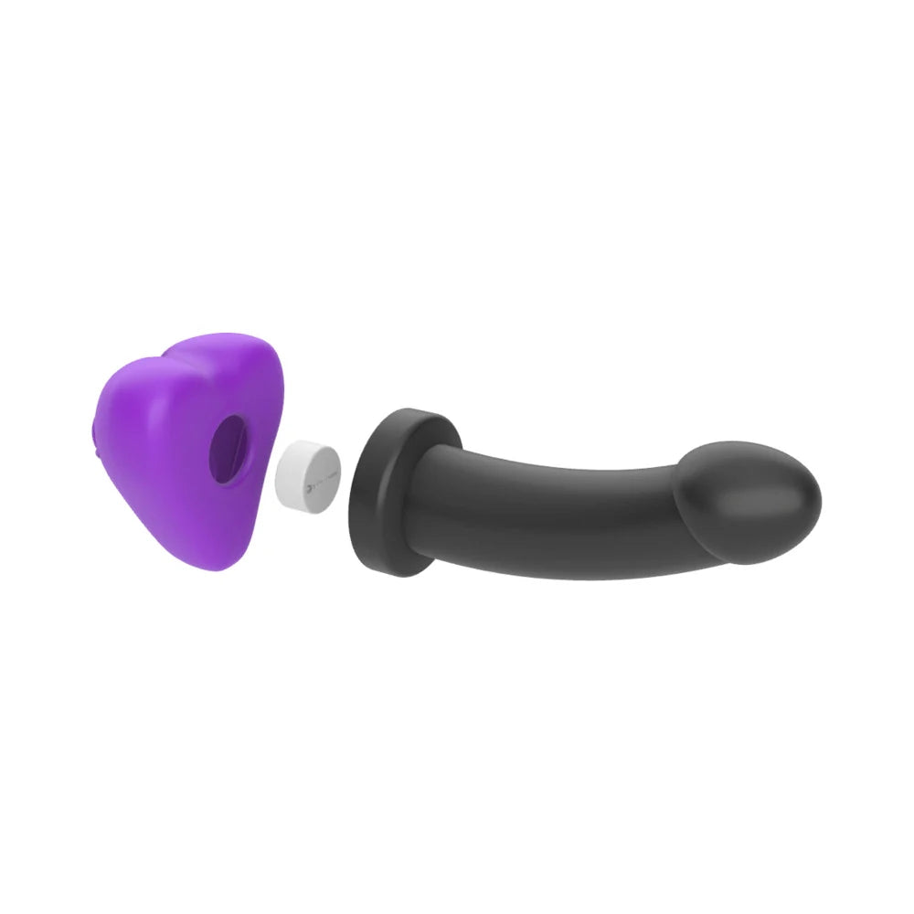 Bananapants Purple silicone lips and tongue soft dildo grinder cushion