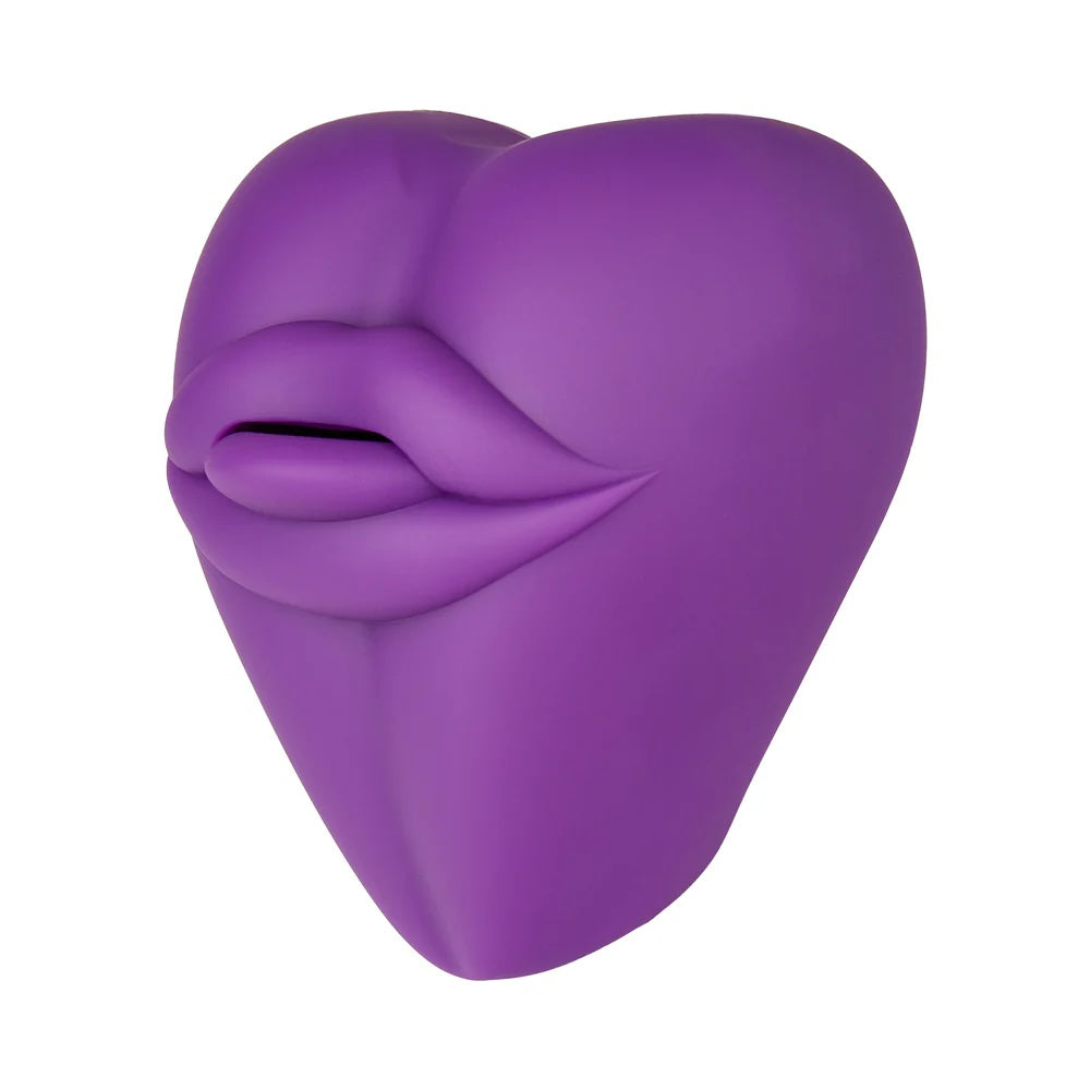 Bananapants Purple silicone lips and tongue soft dildo grinder cushion