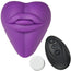 bananapants Kissi and puck vibrating purple lips and tongue silicone grinder dildo cushion