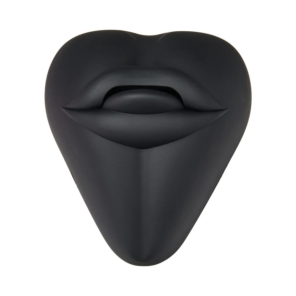 bananapants Kissi silicone heart shaped lips and tongue dildo base cushion grinder