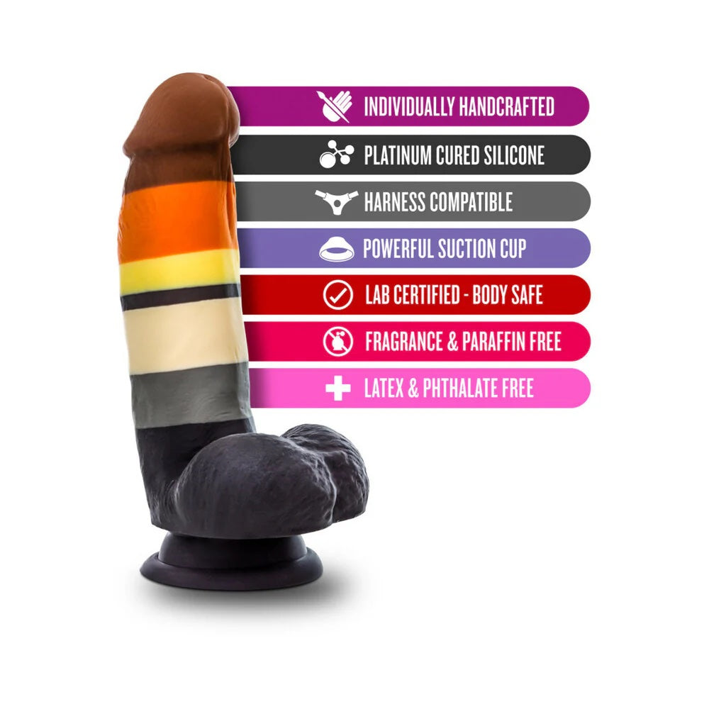 Blush Avant Bear Silicone dildo with Balls