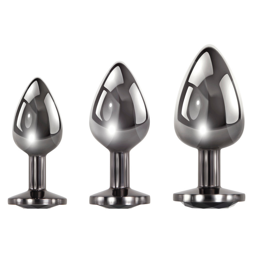 Evolved Black Gems Butt plug set