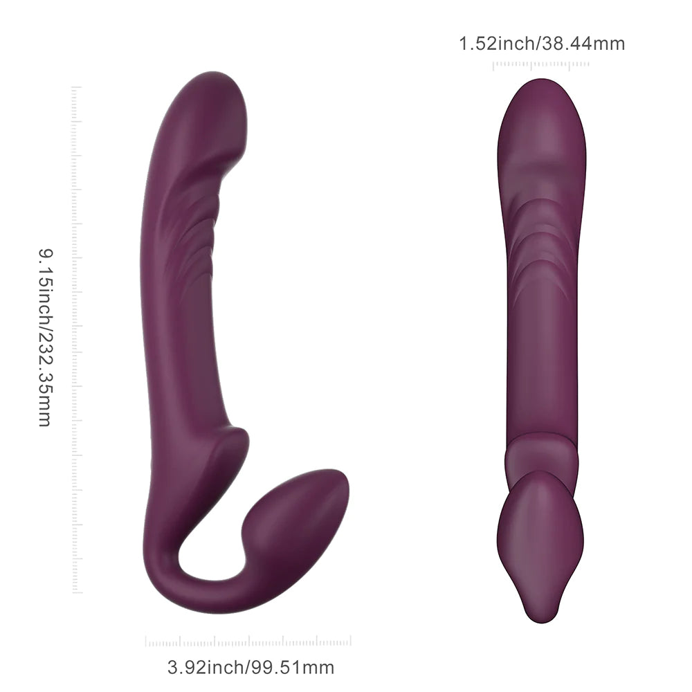 Honey Play Box Rotating Remote Controlled Strapless Strap On