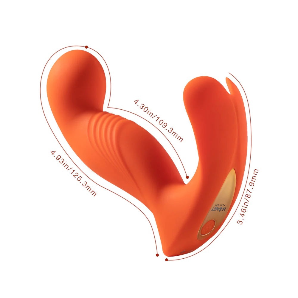 Honey Play Box Crave 3 Rotating Orange G spot Vibrator