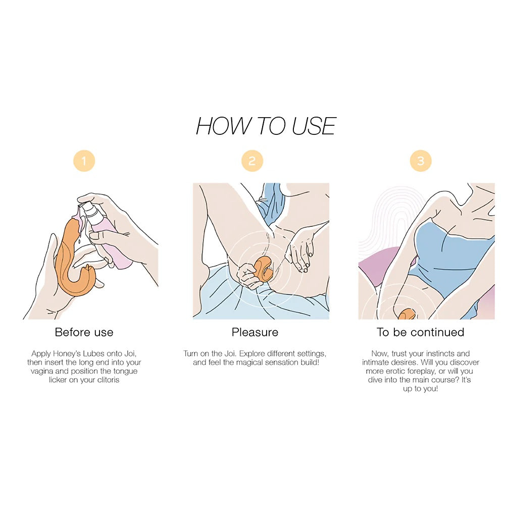 Honey Play Box Joi Pro Rotating Head G Spot and Licker Dual Vibrator