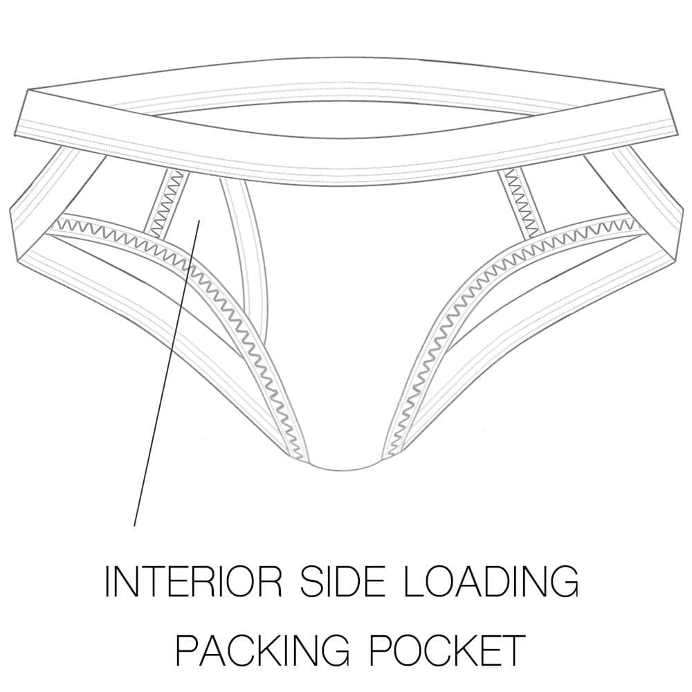 rodeoh jock shift underwear interior pocket diagram