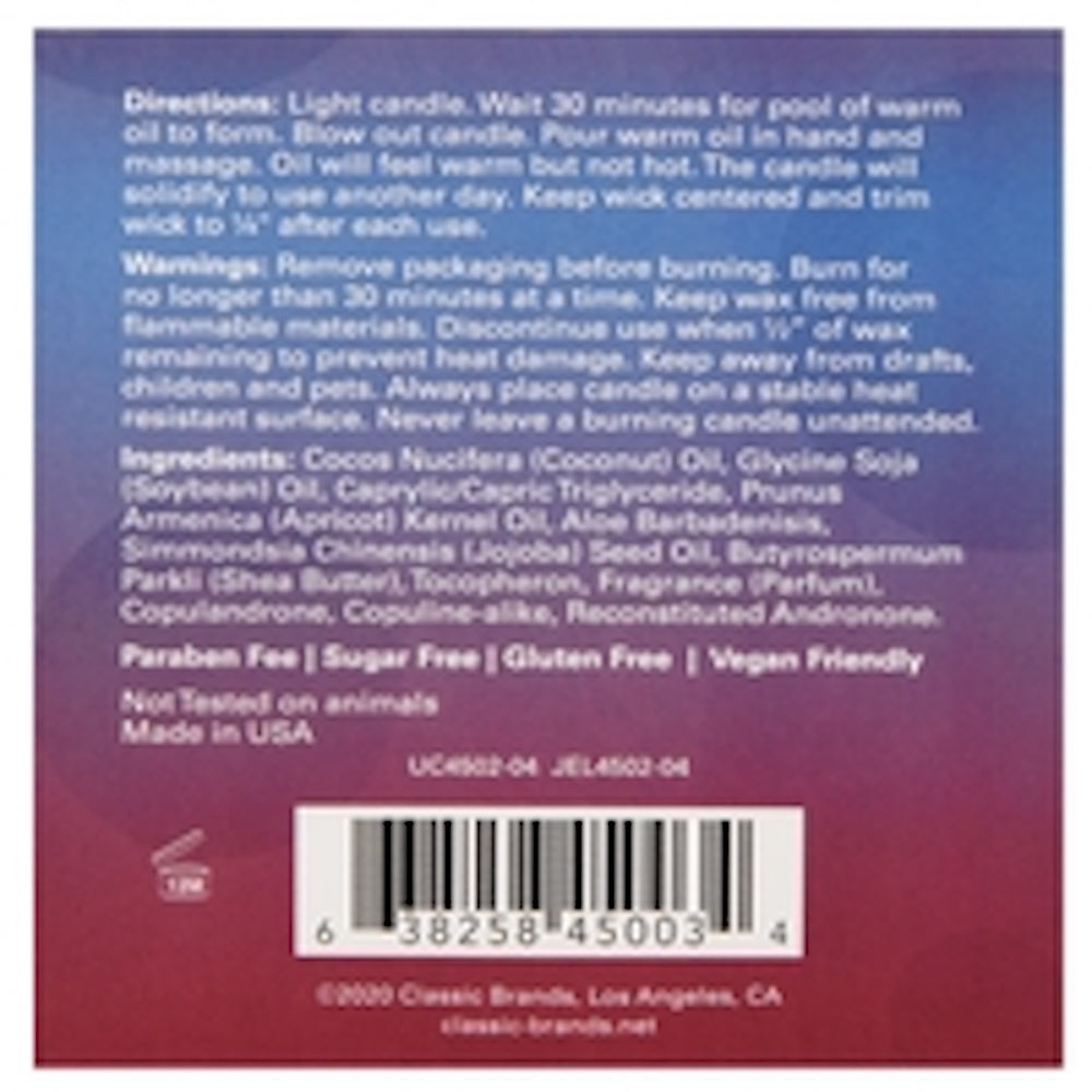 jelique sex-a-licious ravenous raspberry massage candle