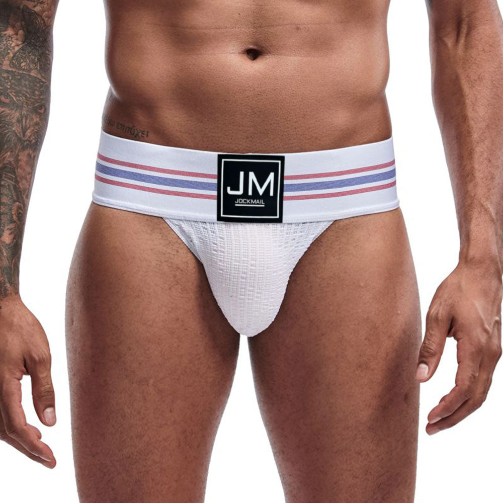 jockmail classic brief packing underwear mesh white