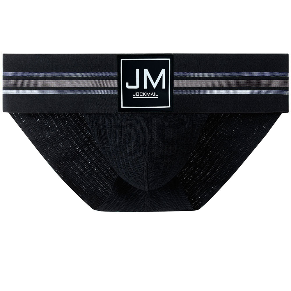 jockmail classic brief packing underwear mesh black