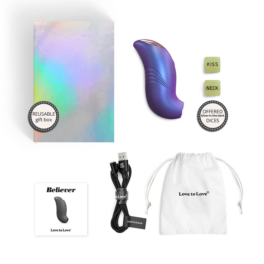 Love to Love Believer Iridescent Night Flapping Stimulator