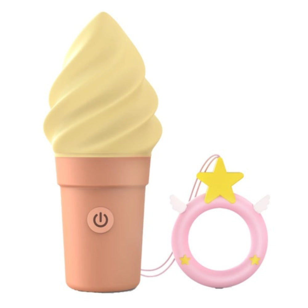 Love to Love Cand'Ice vanilla Ice Cream Cone Silicone massager