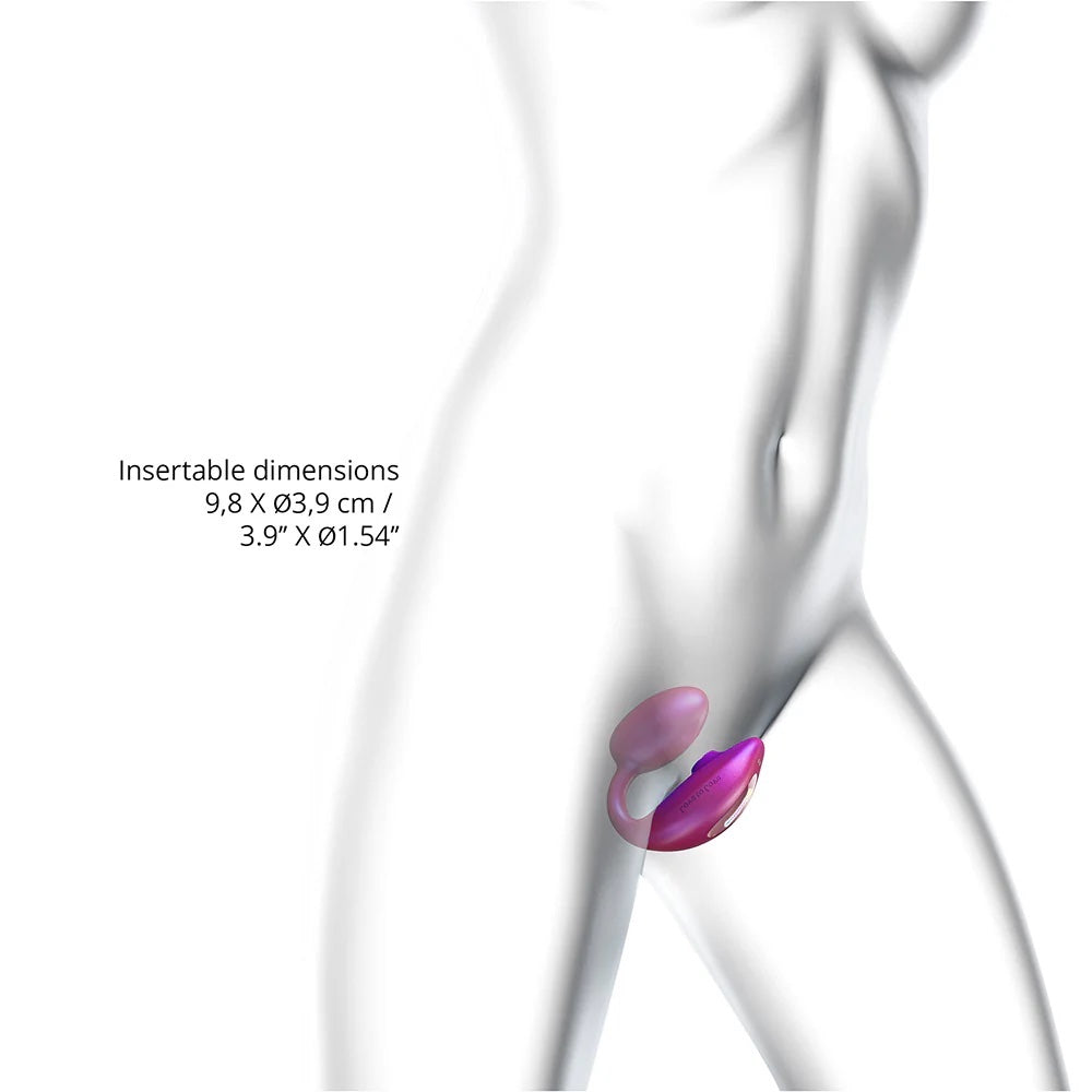 Love to Love Wonderlover Iridescent Berry Dual Flapping Stimulator