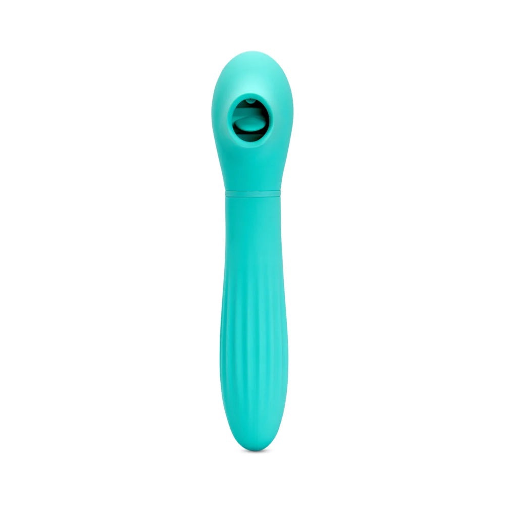 NU sensuelle Daisy licking Sucking Thrusting Silicone Vibrator Blue