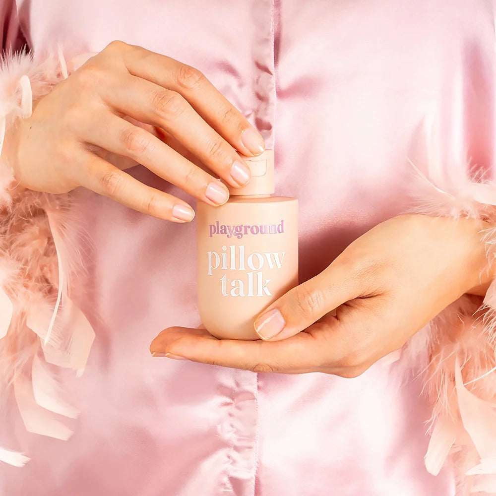 Pillow Talk Water-Based Adaptogen Lubricant - Wild Rose & Cream Essence