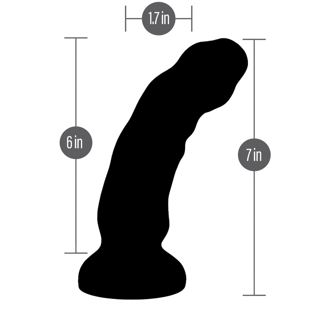 6" Solaris Dual Density Silicone Dildo - Nuclear Winter