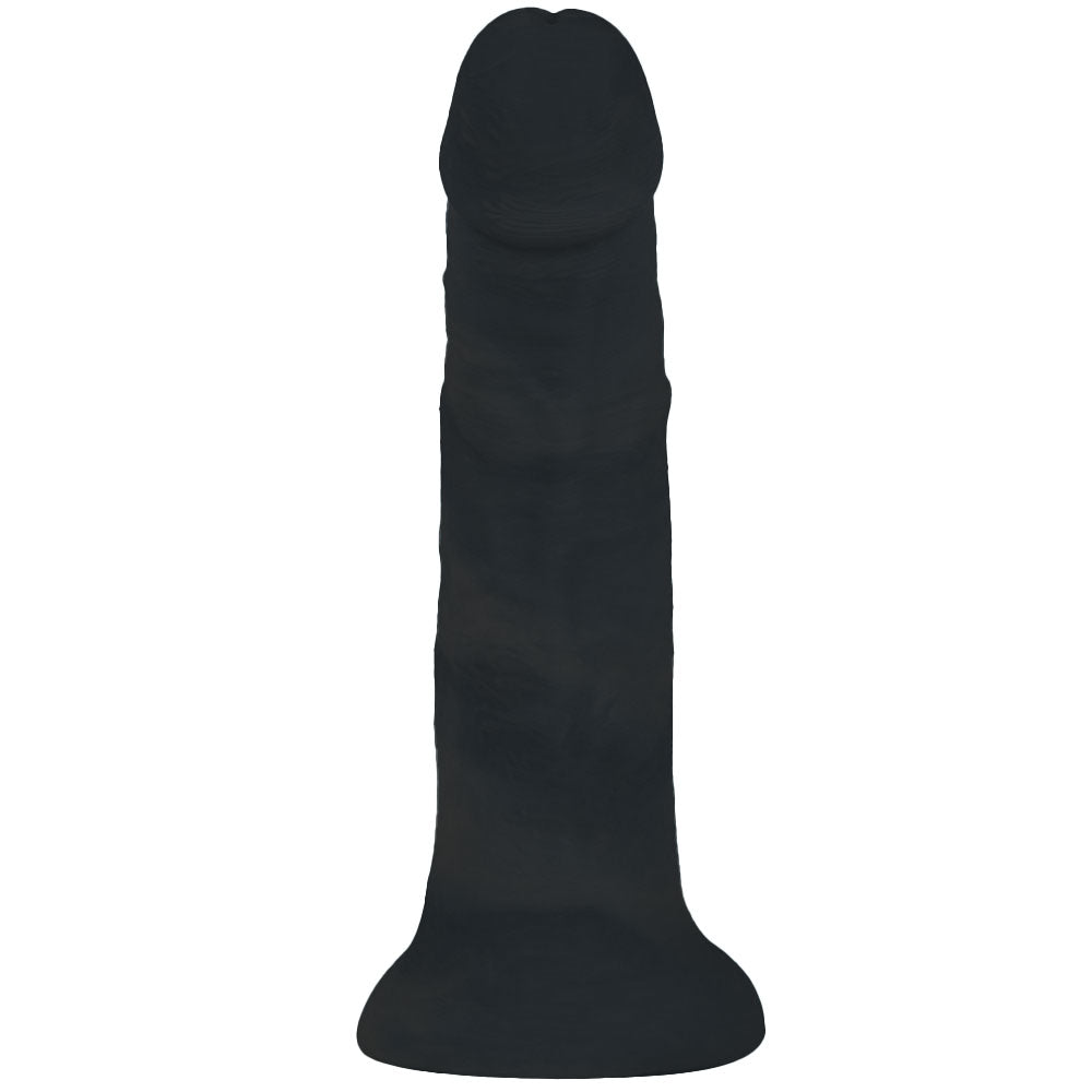 6.7" Quinn Silicone Dildo - Black