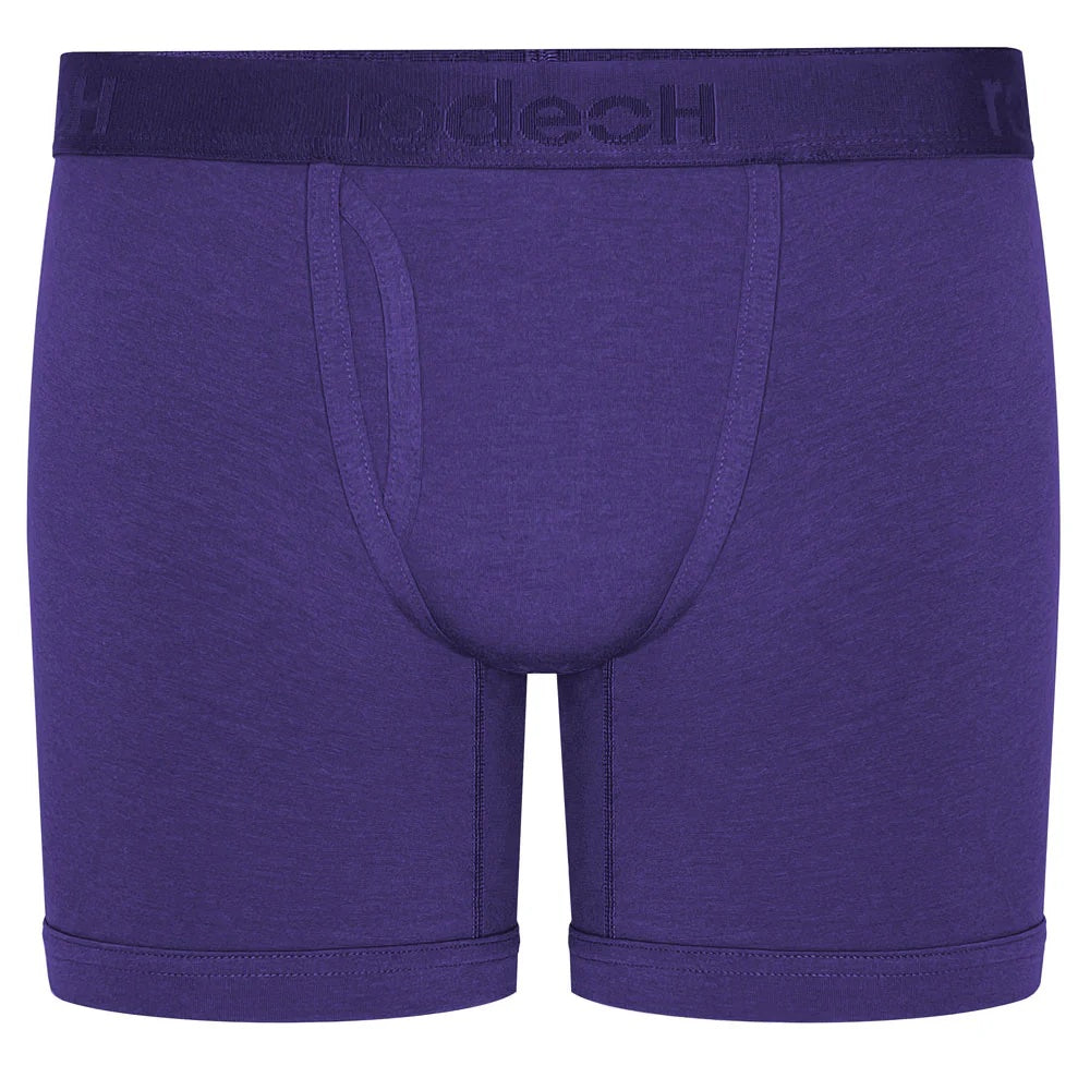 6" inseam Shift Boxer Brief gender neutral Underwear in Purple