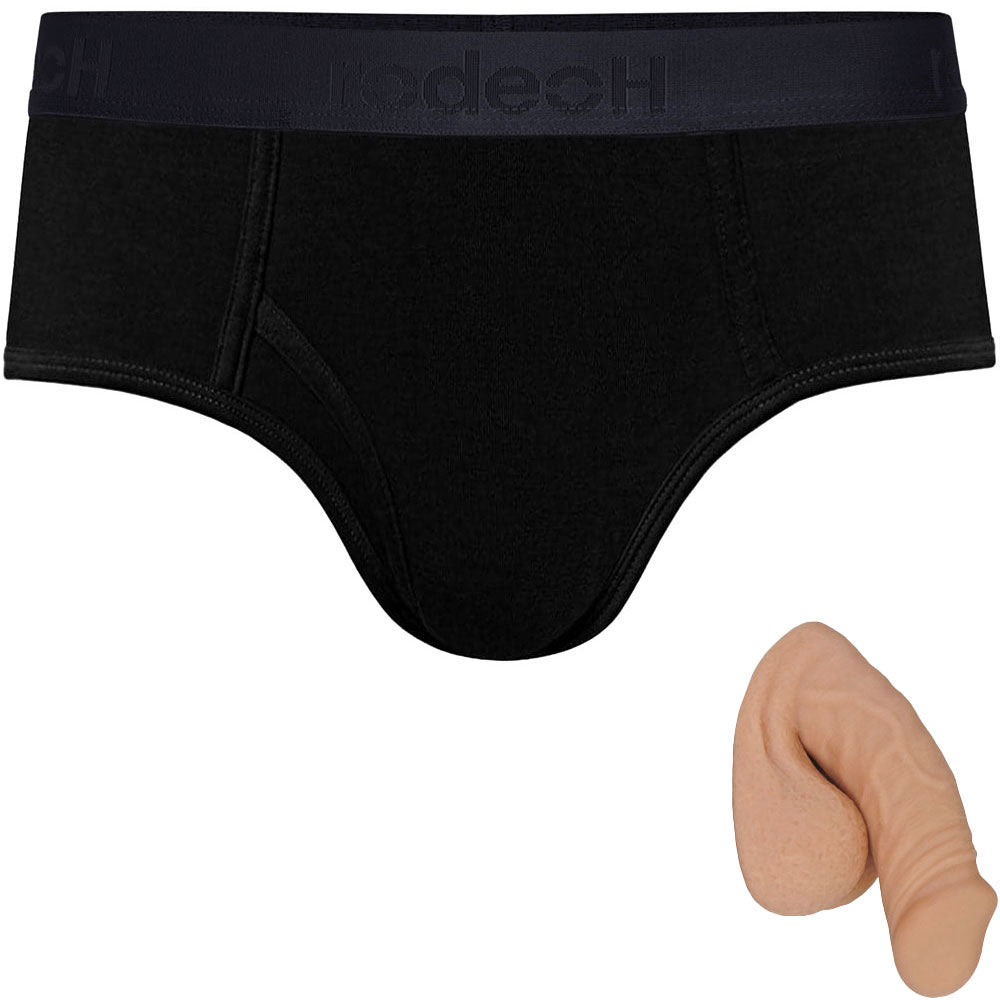 Classic Top Loading Brief & Small Freeform Silicone Packer - Package Deal Vanilla