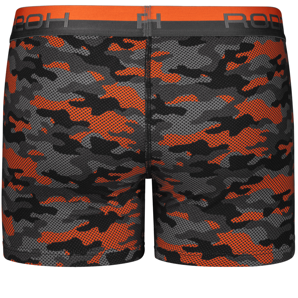 rodeoh classic boxer harness orange camo back