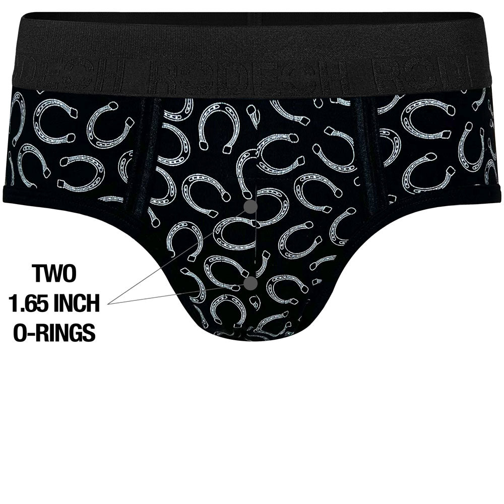 Lucky Horseshoes Duo Harness StrapOn RodeoH