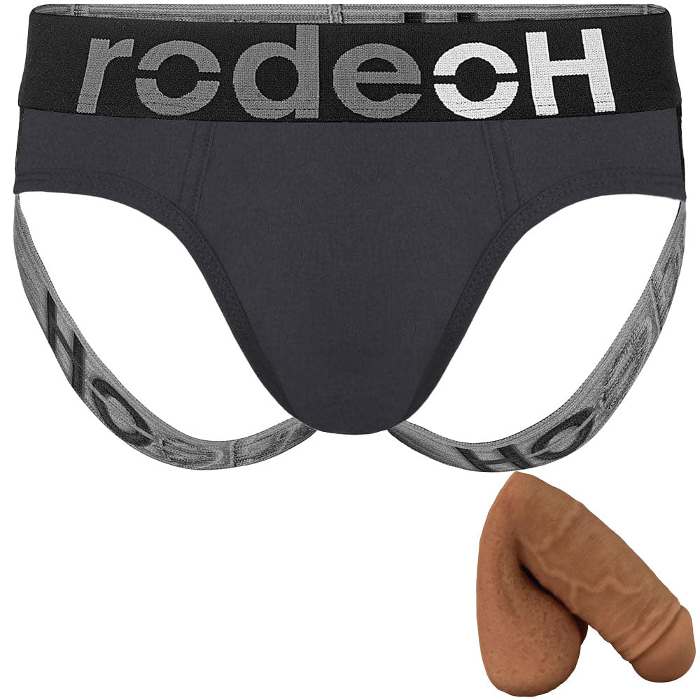 Shift Jock Gray & XS Freeform Silicone Packer - Package Deal Caramel
