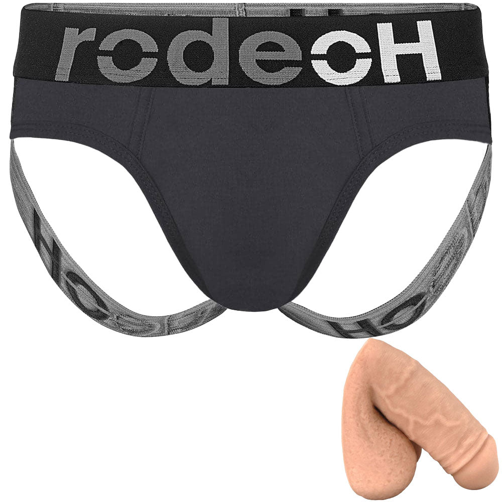 Shift Jock Gray & XS Freeform Silicone Packer - Package Deal Vanilla