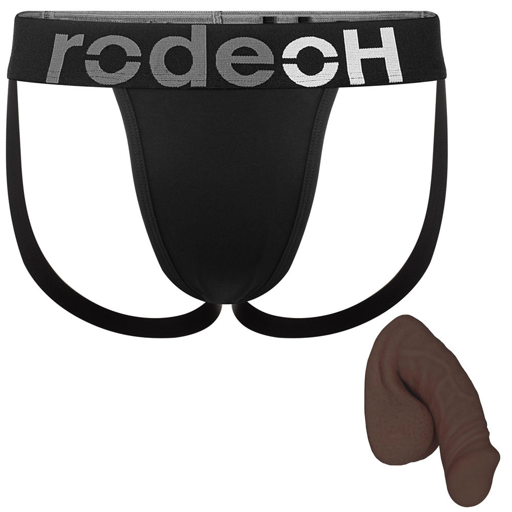Shift Minimal Side Loading Packing Jock & Freeform Silicone Packer Chocolate