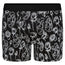 rodeoh shift 6 inch boxer underwear hearts and roses black