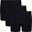 3-pack ftm packer underwear – Solid Black Rodeoh Shift Boxers with 6-inch inseam, and secure packer pocket.