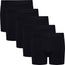 RodeoH Shift 6" inseam gender neutral Boxer brief Black 5 pack