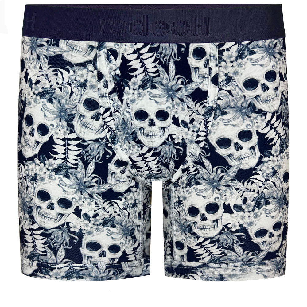 Shift 6" Boxer Underwear - Midnight Skulls