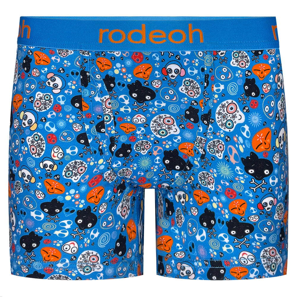 rodeoh shift boxer underwear grinning skulls