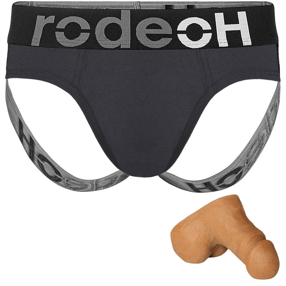 Gray Shift Jock Packer Underwear & Small Mr. Limpy - Package Deal