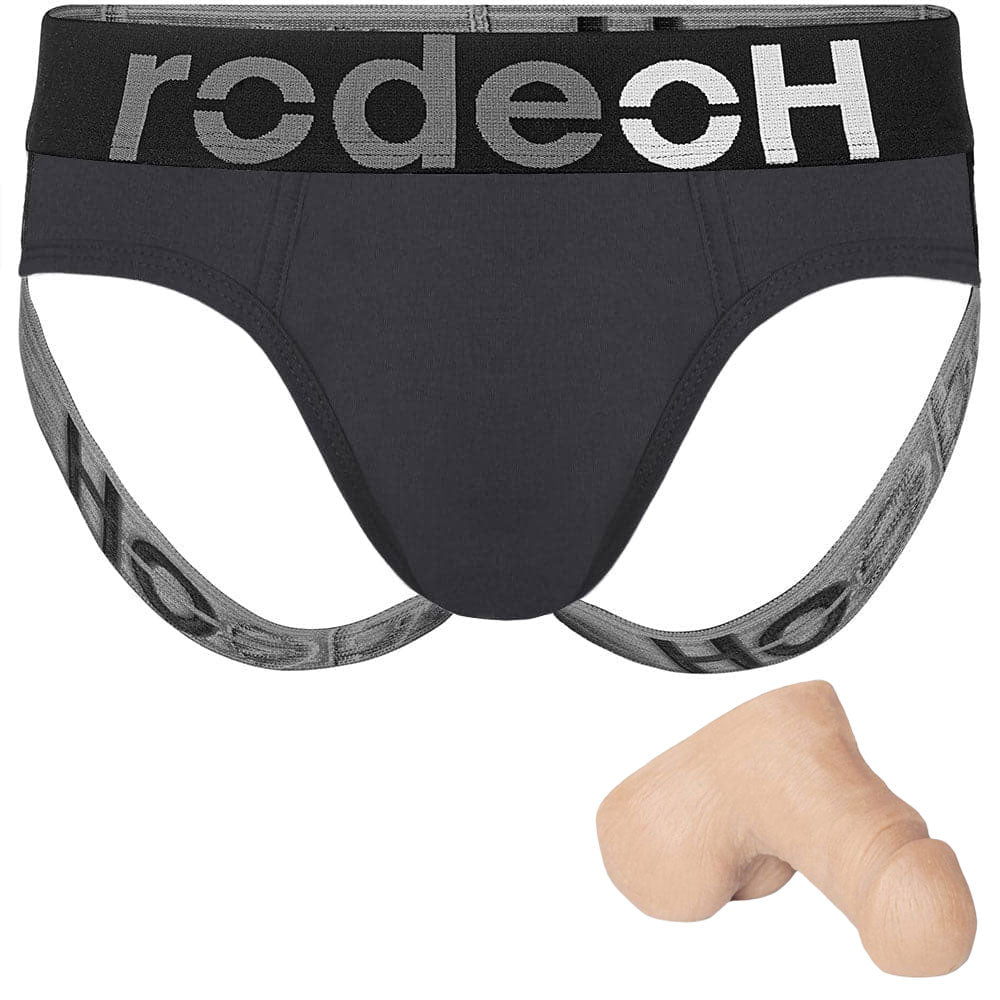 Gray Shift Jock Packer Underwear & Small Mr. Limpy - Package Deal