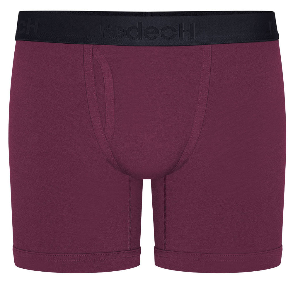 6" Top Loading Boxer Packing Underwear - Claret with Black Band - RodeoH