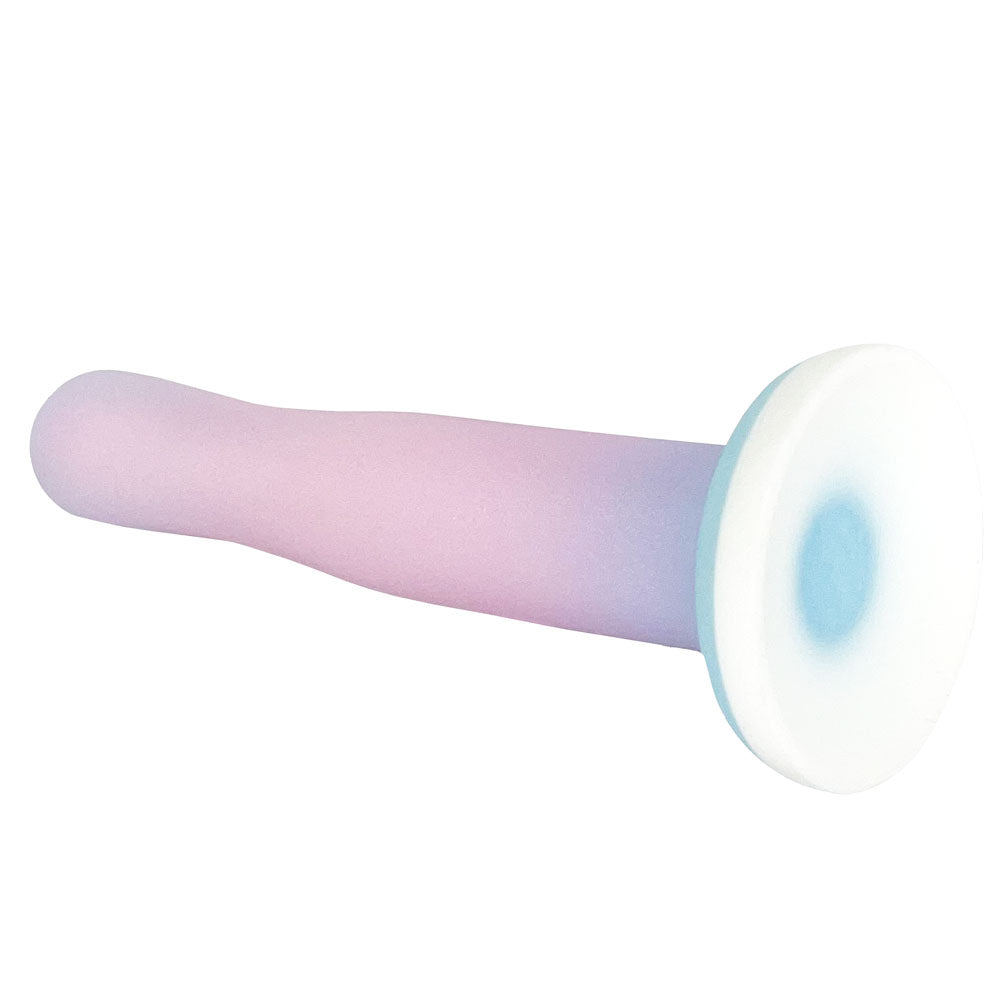 7" Rory Gradient Silicone Dildo - Pink, Purple & Blue