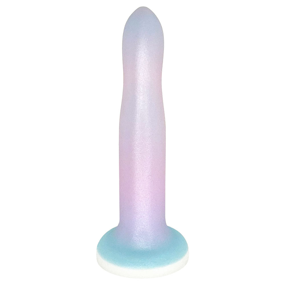 7" Rory Gradient Silicone Dildo - Pink, Purple & Blue
