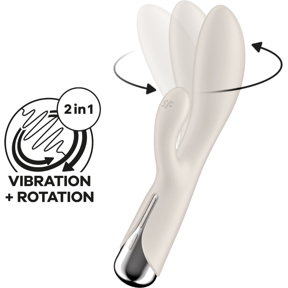 Satisfyer Spinning Rabbit Silicone Vibrator Cream