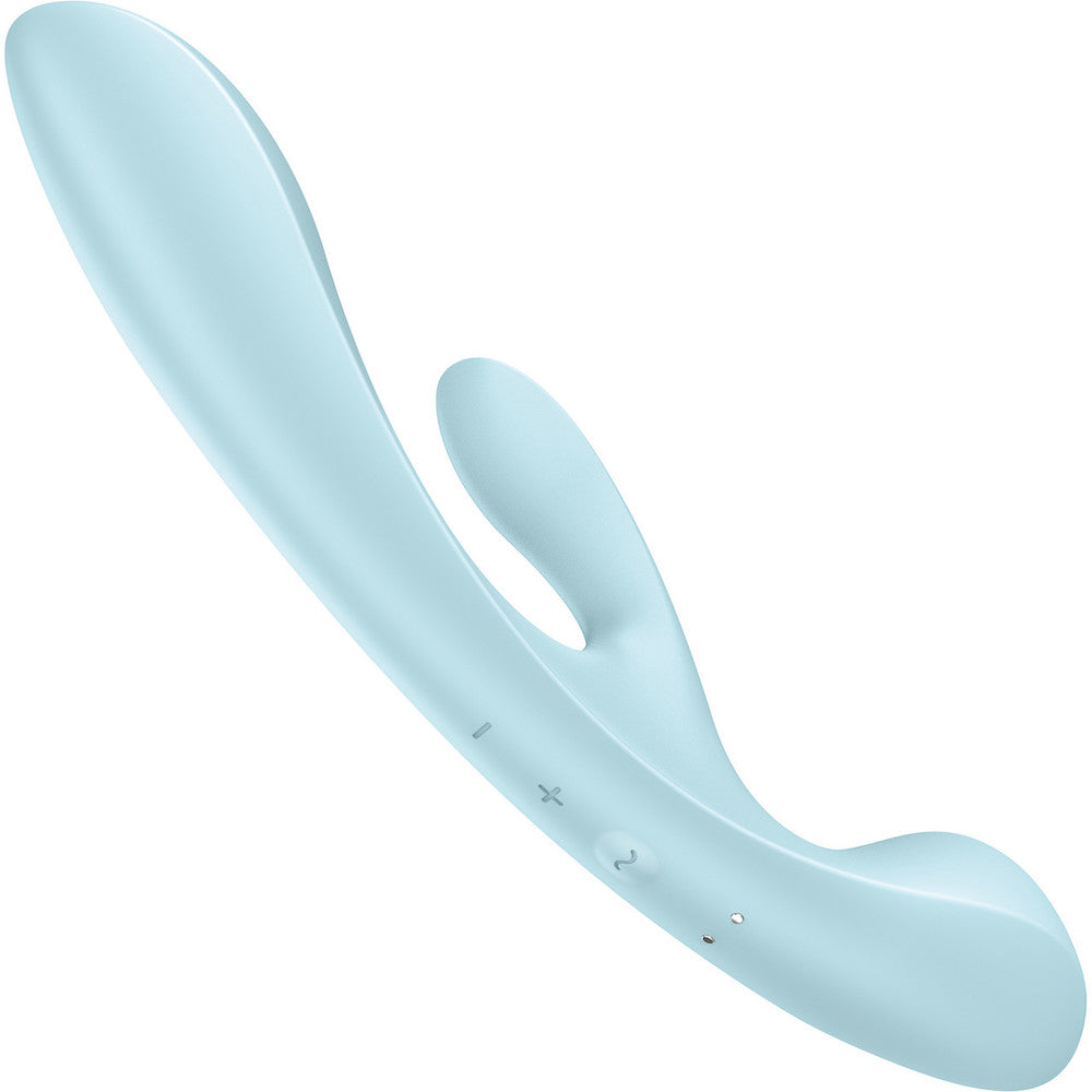 Satisfyer Triple Oh Silicone dual stimulation vibrator