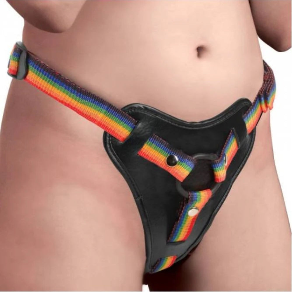 take the rainbow harness on a person